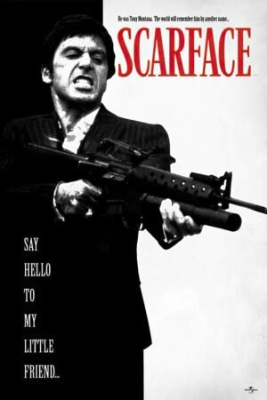 POSTER STOP ONLINE Scarface - Movie Poster/Print (Tony Montana - Say Hello to My Little Friend) (Size 24" x 36")