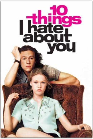 10 Things I Hate About You Poster Movie Poster Print Wall Art Canvas Painting Room Aesthetic Bedroom Decoration Pictures (Unframed, (12x18inch(30x45cm)