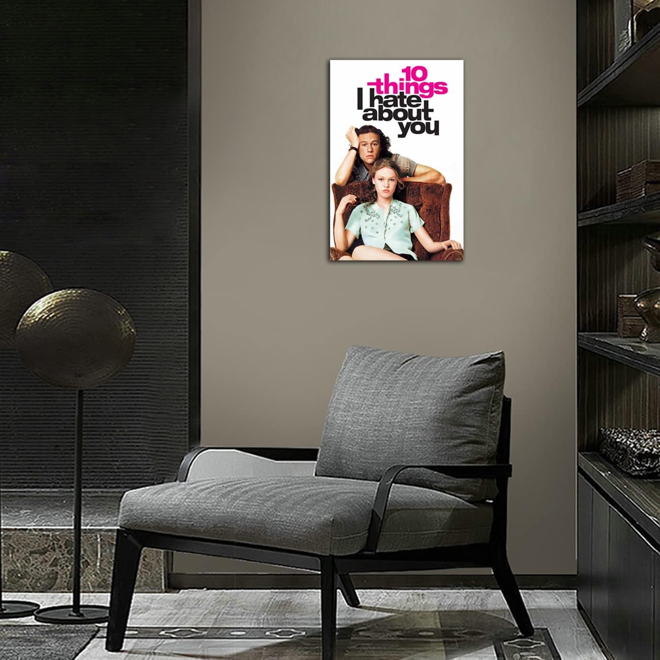 10 Things I Hate About You Poster Movie Poster Print Wall Art Canvas Painting Room Aesthetic Bedroom Decoration Pictures (Unframed, (12x18inch(30x45cm)