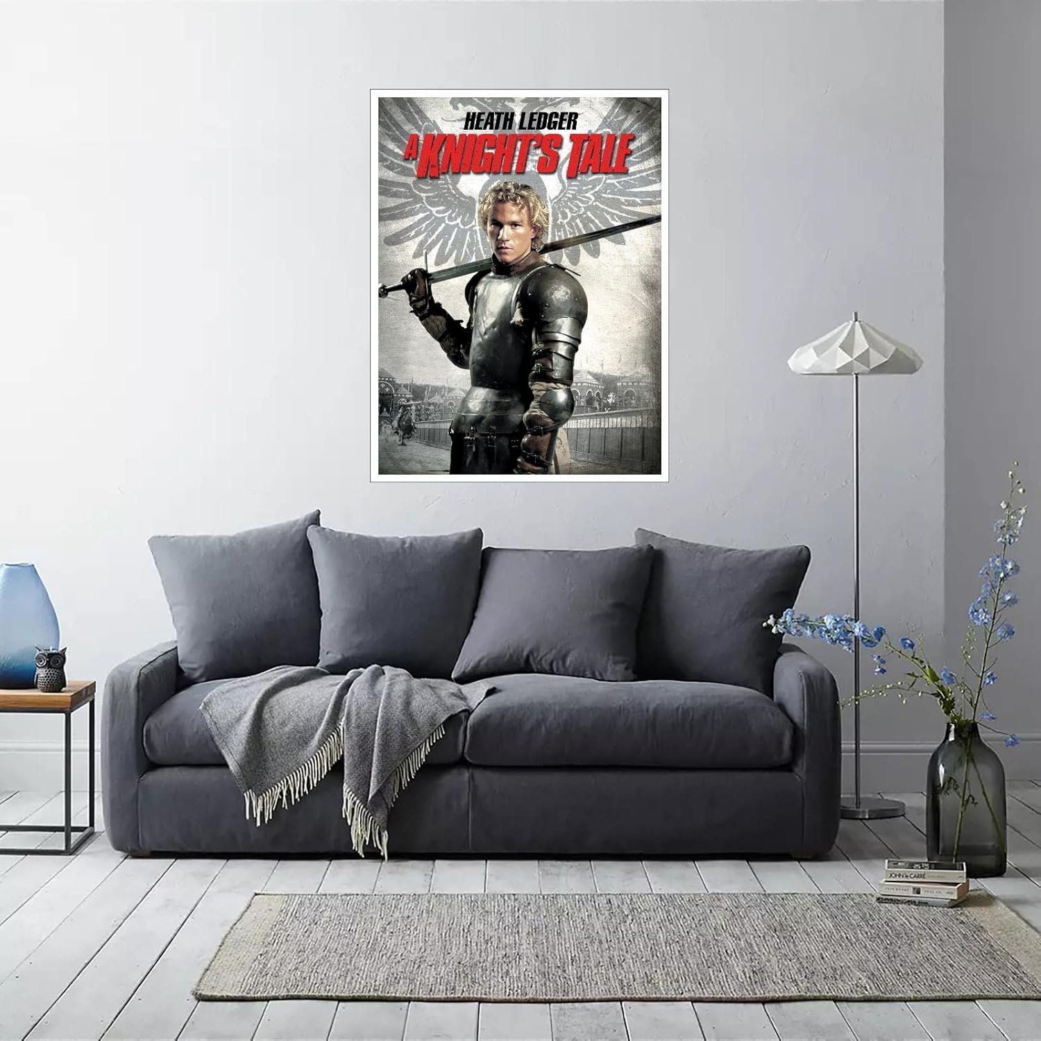 A Knight's Tale 2001 Movie Poster Wall Art Action Love Canvas Prints Classic Movies Poster For Home Office Cinema Decorations Unframed 27"x20"