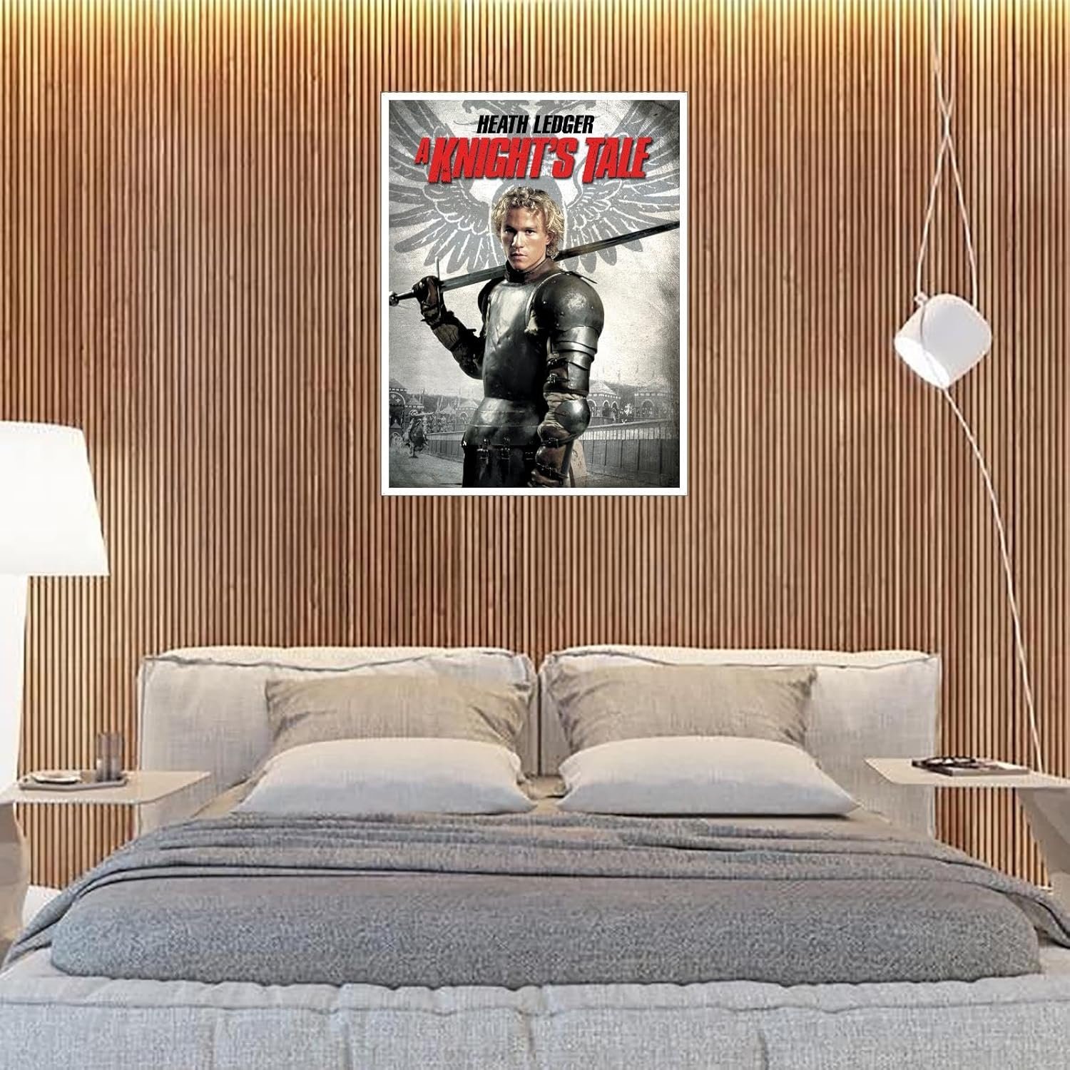 A Knight's Tale 2001 Movie Poster Wall Art Action Love Canvas Prints Classic Movies Poster For Home Office Cinema Decorations Unframed 27"x20"