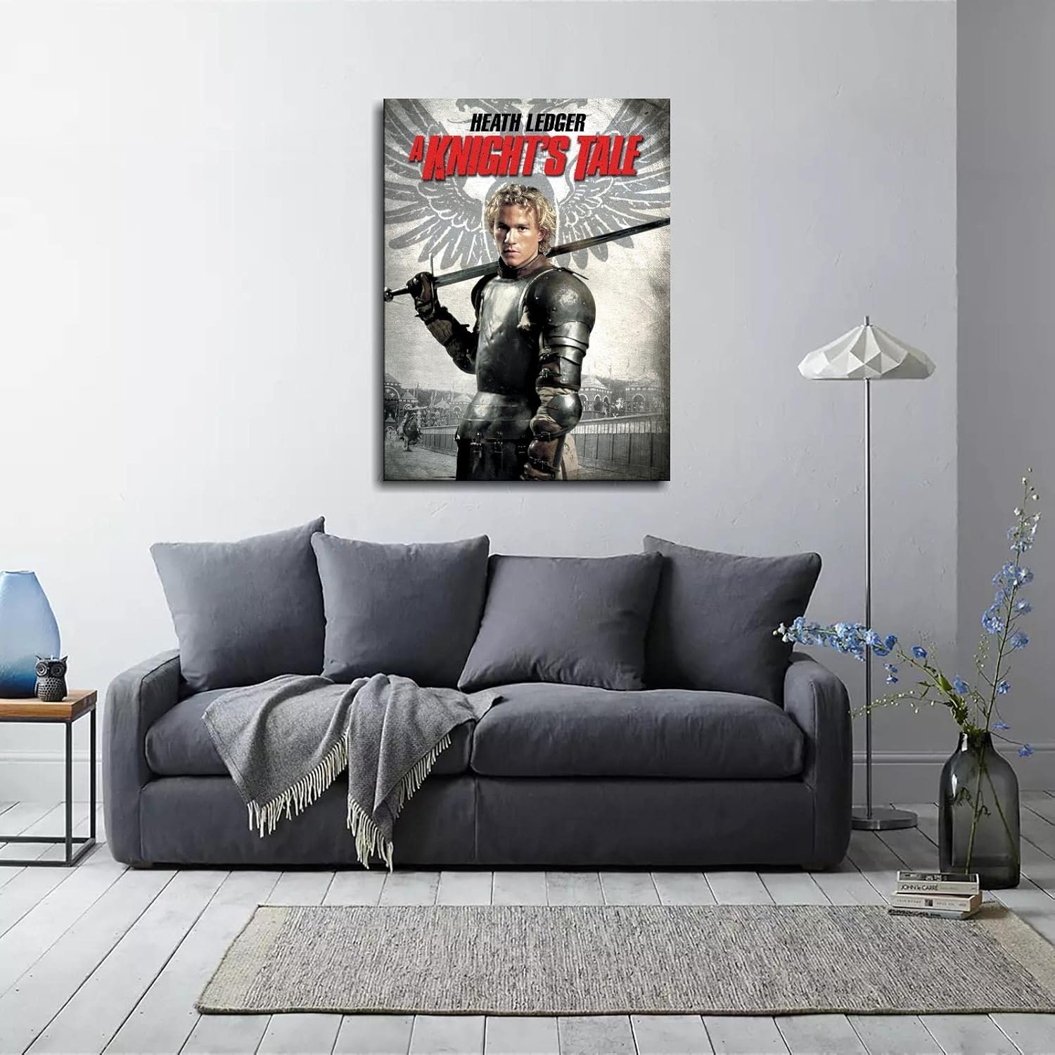 A Knight's Tale 2001 Movie Poster Wall Art Action Love Canvas Prints Classic Movies Poster For Home Office Cinema Decorations Unframed 27"x20"