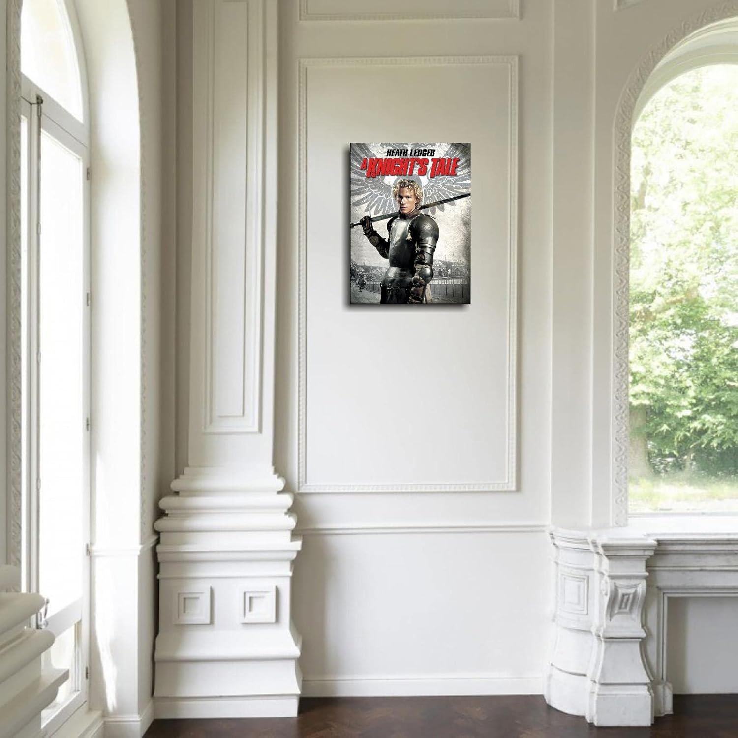 A Knight's Tale 2001 Movie Poster Wall Art Action Love Canvas Prints Classic Movies Poster For Home Office Cinema Decorations Unframed 27"x20"