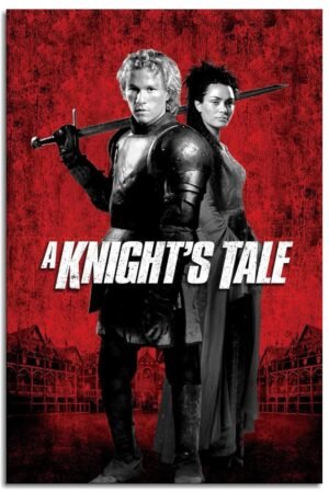 A Knight's Tale Movie Poster Canvas Prints Rufus Sewell A Knight's Tale Classic Movies Poster Wall Art For Home Office Cinema Decorations Unframed 18"x12"