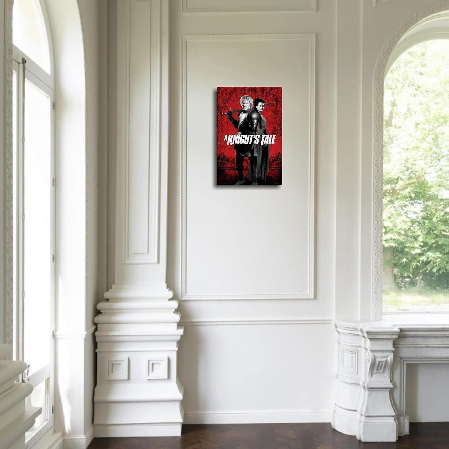 A Knight's Tale Movie Poster Canvas Prints Rufus Sewell A Knight's Tale Classic Movies Poster Wall Art For Home Office Cinema Decorations Unframed 18"x12"