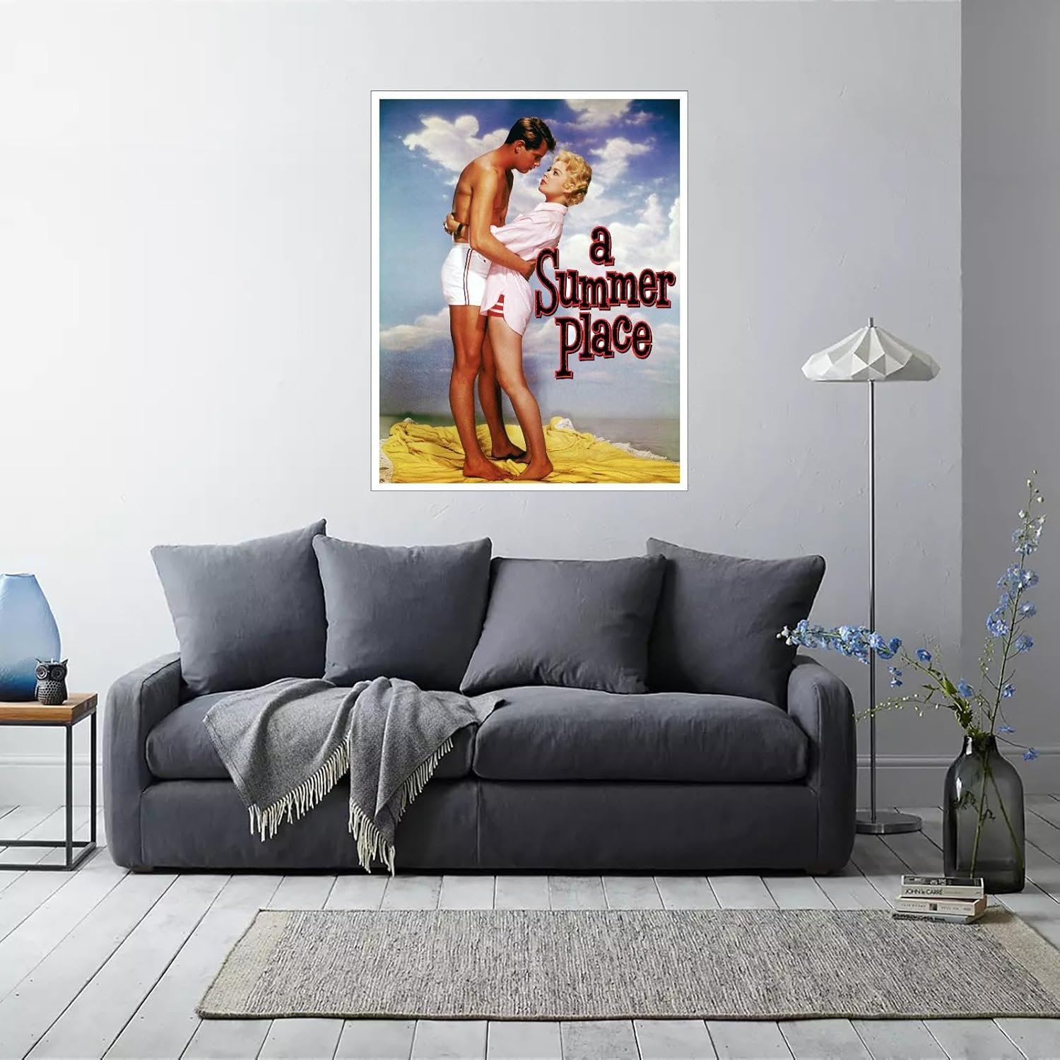 A Summer Place (1959) Movie Poster Canvas Prints Love Story Love Movies Poster Wall Art For Home Office Cinema Decorations Unframed 10"x8"