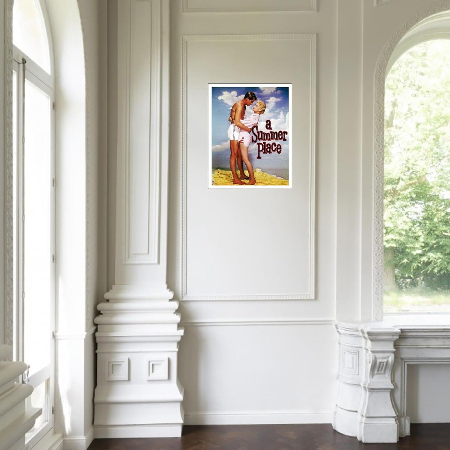 A Summer Place (1959) Movie Poster Canvas Prints Love Story Love Movies Poster Wall Art For Home Office Cinema Decorations Unframed 10"x8"