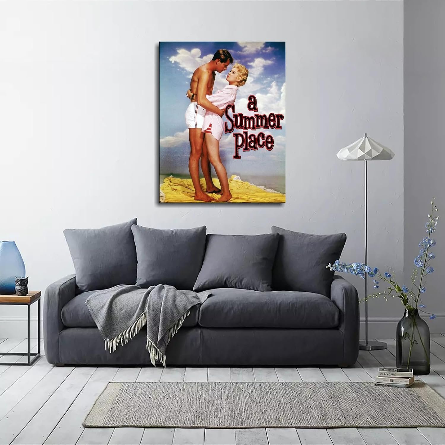 A Summer Place (1959) Movie Poster Canvas Prints Love Story Love Movies Poster Wall Art For Home Office Cinema Decorations Unframed 10"x8"
