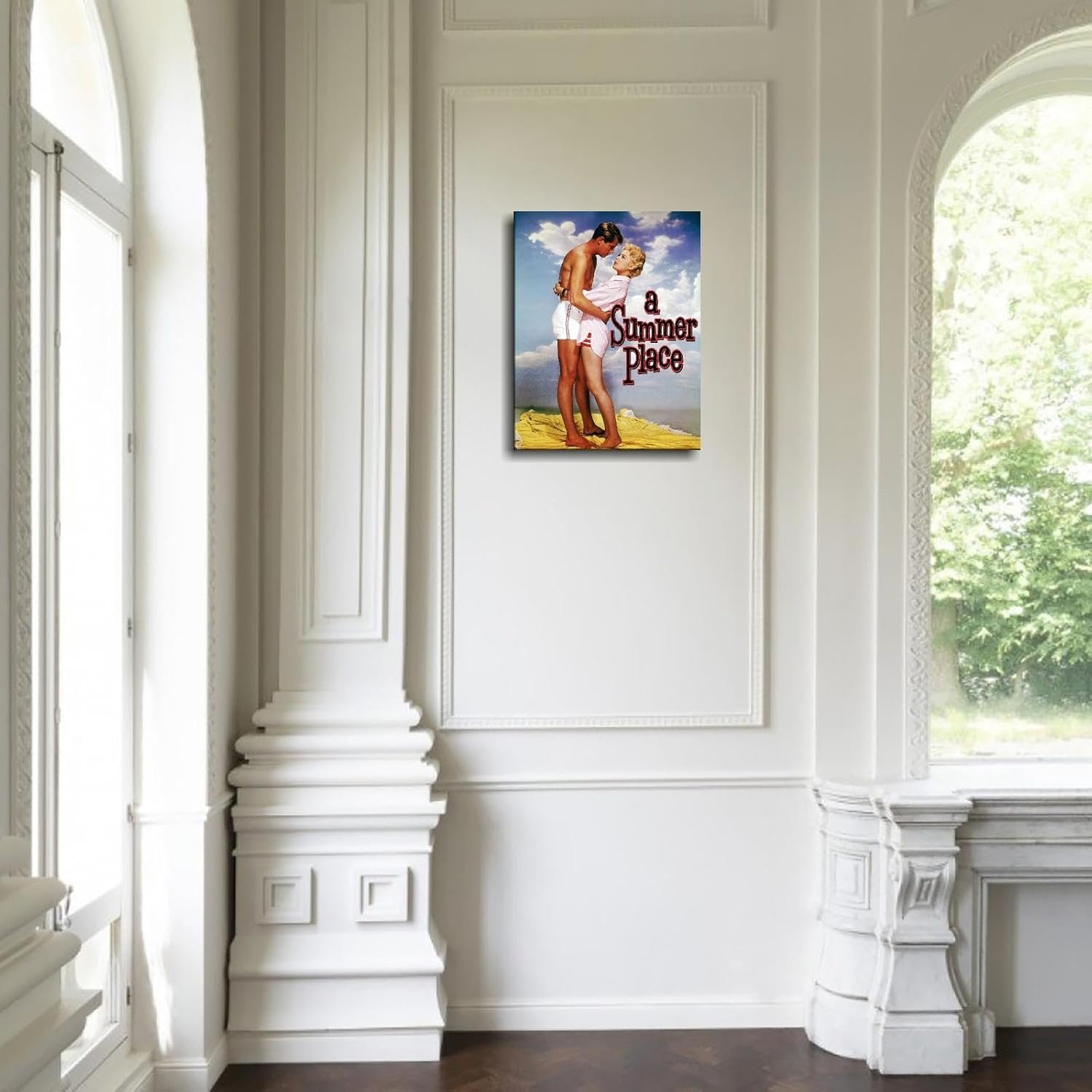 A Summer Place (1959) Movie Poster Canvas Prints Love Story Love Movies Poster Wall Art For Home Office Cinema Decorations Unframed 10"x8"