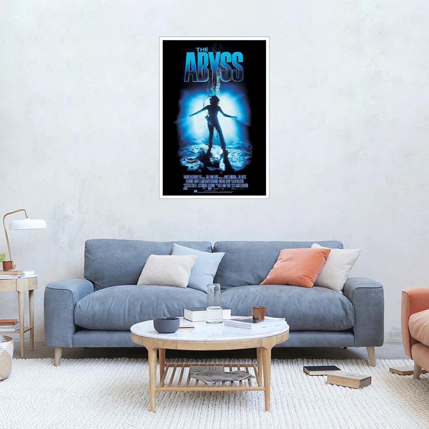 Abyss Movies Posters Canvas Prints Science Fiction Movies Action Drama Movies Poster Wall Art For Home Office Living Room Decorations Unframed 24"x16"