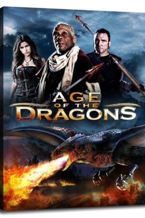 Age Of The Dragons Movie Poster Canvas Prints Science Fiction Movies Action Movies Poster Wall Art For Home Office Cinema Decorations With Framed 32"x24"