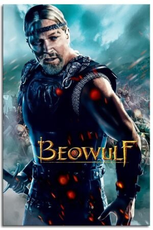 AISONSITE Beowulf Movie Poster Ancient Samurai Classic Movies Poster Canvas Prints Wall Art For Home Office Living Room Decorations Unframed 24"x16"