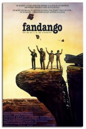 AISONSITE Fandango Movie Poster Wall Art Vintage Movie Poster Canvas Prints Posters For Room Aesthetic Poster For Home Office Living Room Decorations Unframed 36"x24"