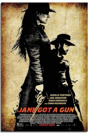 AISONSITE Jane Got A Gun Movie Poster Wall Art Posters For Room Aesthetic Canvas Prints Classic Film Poster Poster For Home Office Bedroom Decorations Unframed 18"x12"