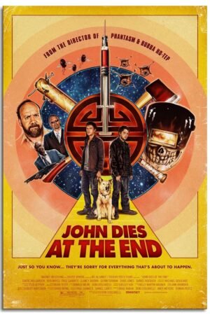 AISONSITE John Dies At The End Movie Poster Wall Art Posters For Room Aesthetic Canvas Prints Movie Poster Poster For Home Office Bedroom Decorations Unframed 36"x24"