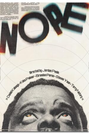 AISONSITE Nope Movie Poster Canvas Art Science Fiction Poster Classic Movie Poster Poster Wall Art For Home Office Living Room Decorations Unframed 24"x16"