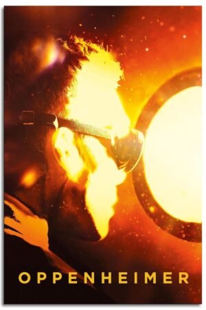 AISONSITE Oppenheimer Movie Poster Canvas Prints A-bomb Classic Movie Poster Poster Wall Art For Home Office Living Room Decorations Unframed 36"x24"