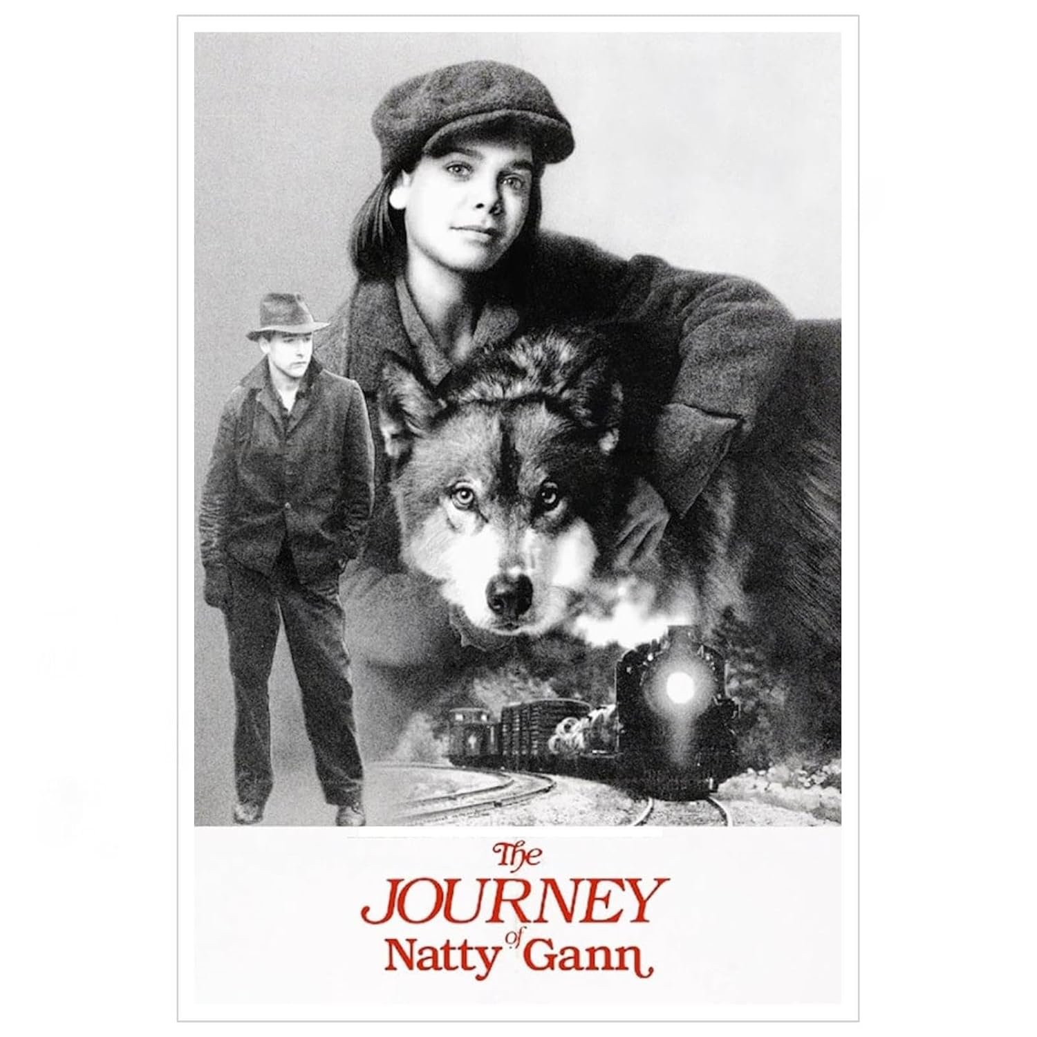 AISONSITE The Journey Of Natty Gann Movie Poster Wall Art Retro Film Poster Canvas Prints Posters For Room Aesthetic Poster For Home Office Bedroom Decorations Unframed 18"x12"