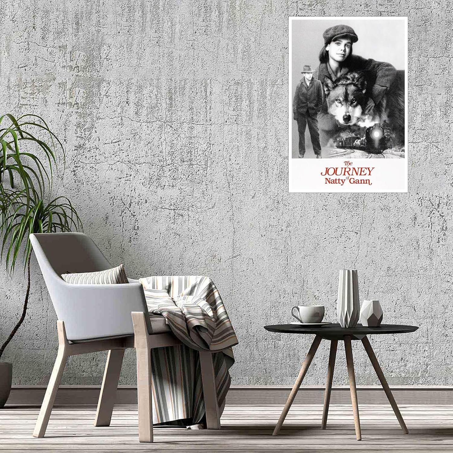 AISONSITE The Journey Of Natty Gann Movie Poster Wall Art Retro Film Poster Canvas Prints Posters For Room Aesthetic Poster For Home Office Bedroom Decorations Unframed 18"x12"