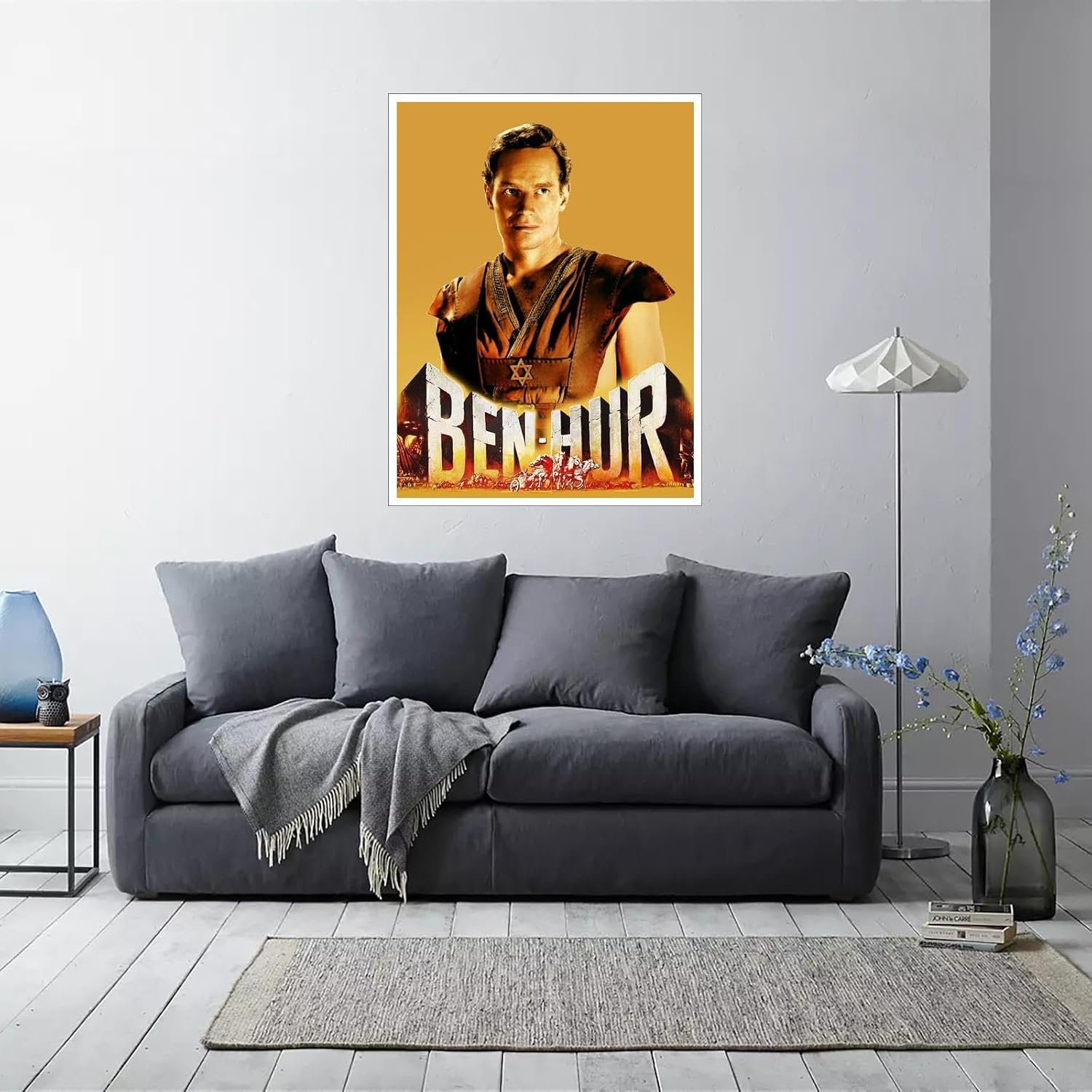Ben-Hur Movie Poster Wall Art Adventure Stories Canvas Prints Classic Old Movies Poster For Home Office Cinema Decorations Unframed 10"x8"