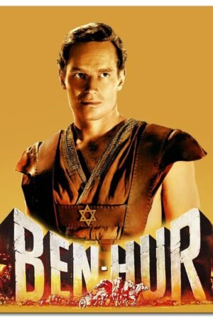 Ben-Hur Movie Poster Wall Art Adventure Stories Canvas Prints Classic Old Movies Poster For Home Office Cinema Decorations Unframed 10"x8"
