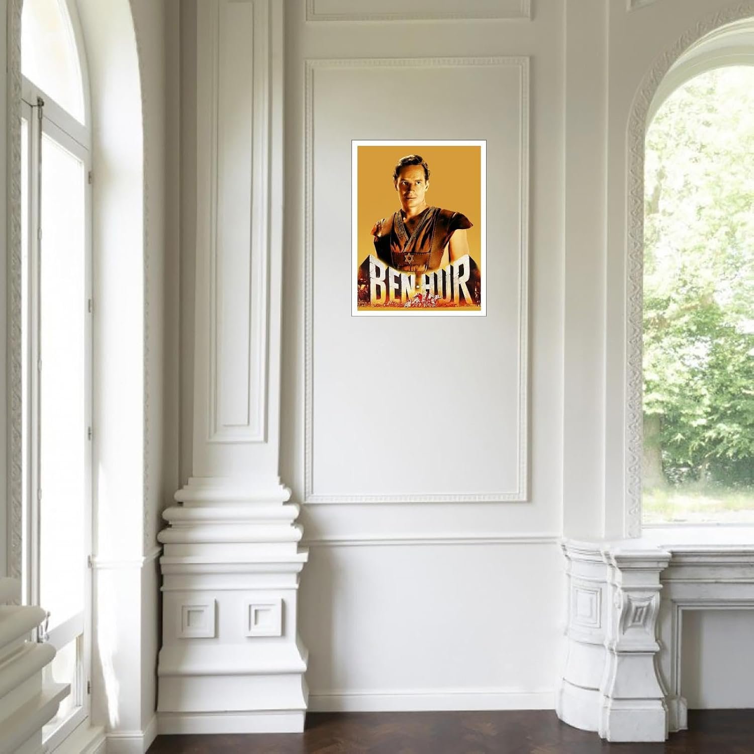 Ben-Hur Movie Poster Wall Art Adventure Stories Canvas Prints Classic Old Movies Poster For Home Office Cinema Decorations Unframed 10"x8"