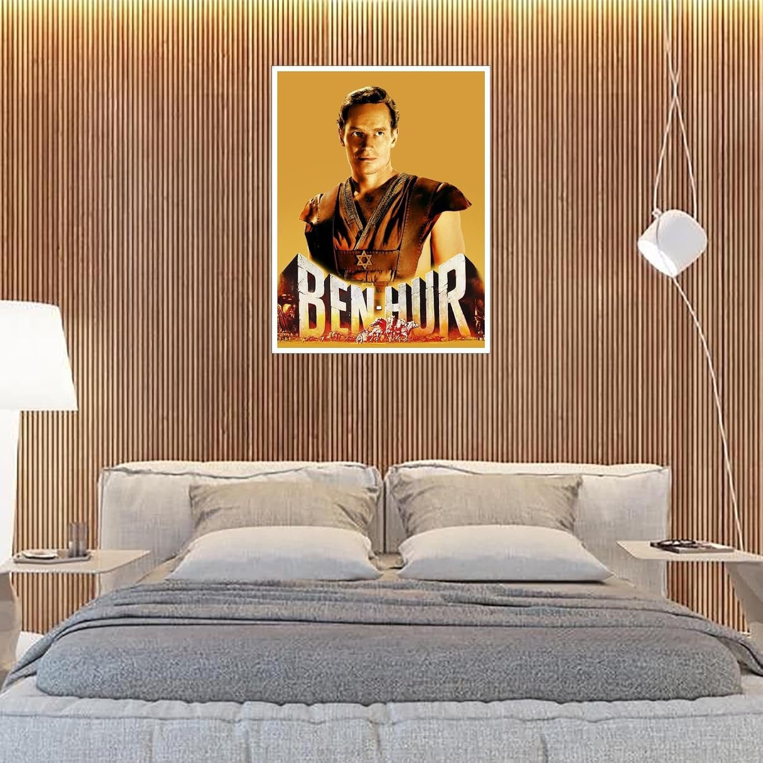 Ben-Hur Movie Poster Wall Art Adventure Stories Canvas Prints Classic Old Movies Poster For Home Office Cinema Decorations Unframed 10"x8"