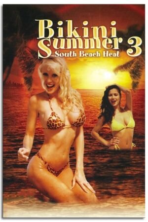 Bikini Summer III: South Beach Heat Movie Poster Poster Classic Movies Canvas Prints Classic Movies Wall Art For Home Office Cinema Decorations Unframed 18"x12"