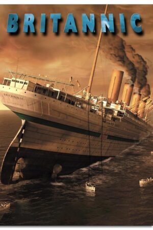 Britannic Movie Poster Wall Art Historical Wars Canvas Prints Action Movies Poster For Home Office Decorations Unframed 18"x12"