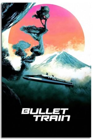 Bullet Train Movie Poster Wall Art Comedy Film posters Canvas Prints Fight Films Poster For Home Office Living Room Decorations Noframed 18"x12"