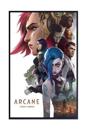 Christ-EZ Anime cartoon Arcane League of Legends Movie Poster Cool Wall Decor Art Print posters for room aesthetic - Matte Poster Frameless Gift 11 x 17 inch(28cm x 43cm)