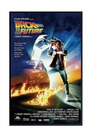 Christ-EZ Back To The Future - Movie Poster (Regular Style) Cool Wall Decor Art Print posters for room aesthetic - Matte Poster Frameless Gift 11 x 17 inch(28cm x 43cm)