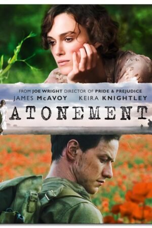 CLEARCONNECT Atonement 2007 Film Poster Canvas Prints Love Movies Love Story Poster Wall Art For Home Office Cinema Decorations Unframed 27"x20"