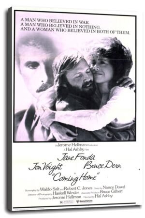 CLEARCONNECT Coming Home 1978 Poster Poster War Stories Canvas Prints Love Movies Wall Art For Home Office Cinema Decorations With Framed 36"x24"