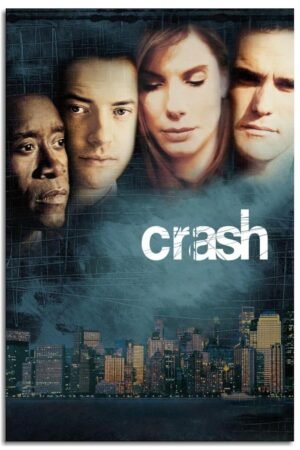 Crash (2004) Movie Poster Canvas Prints Classic Movies Poster Wall Art For Home Office Cinema Decorations Unframed 24"x16"