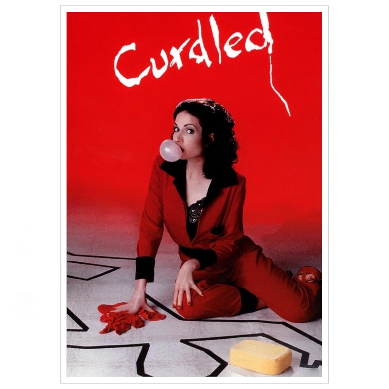 Curdled Movie Poster Wall Art Comedy Films Canvas Prints Poster For Home Office Cinema Decorations Unframed 12"x8"