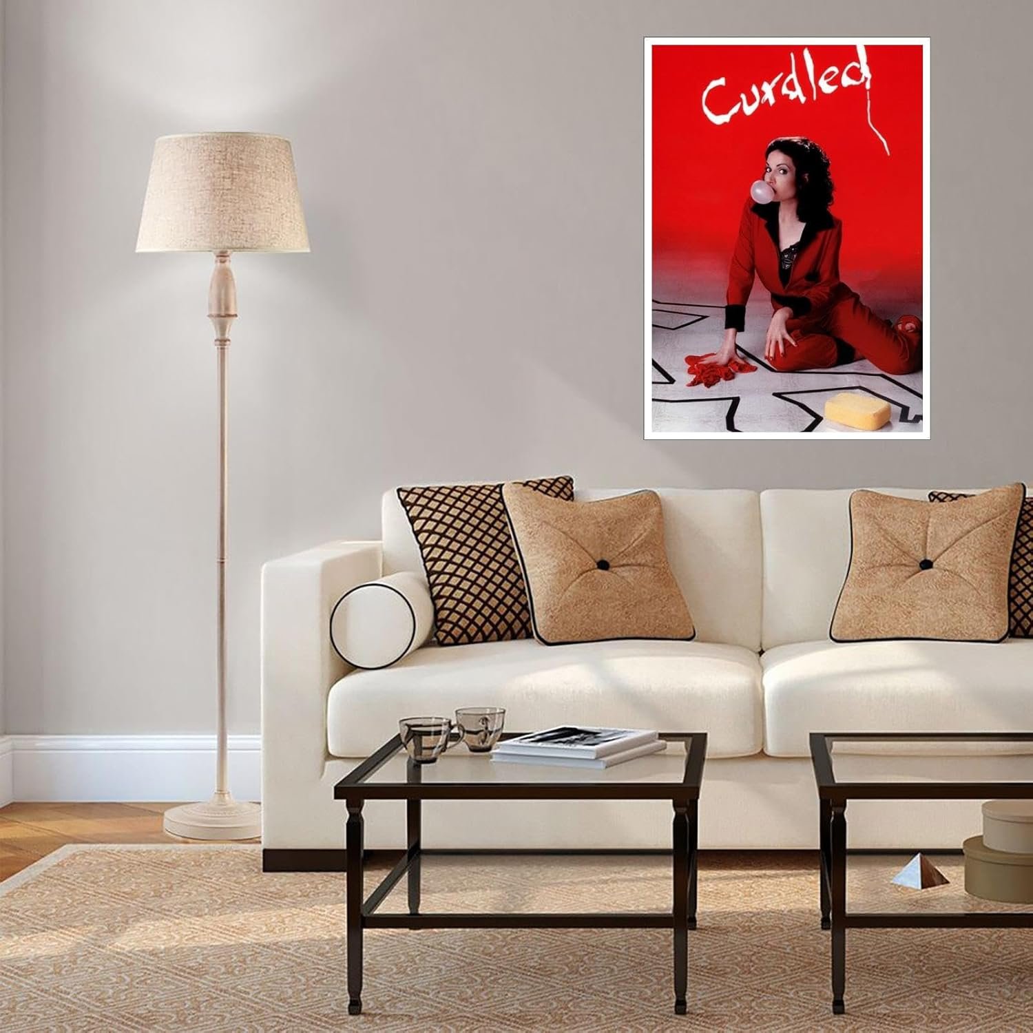 Curdled Movie Poster Wall Art Comedy Films Canvas Prints Poster For Home Office Cinema Decorations Unframed 12"x8"