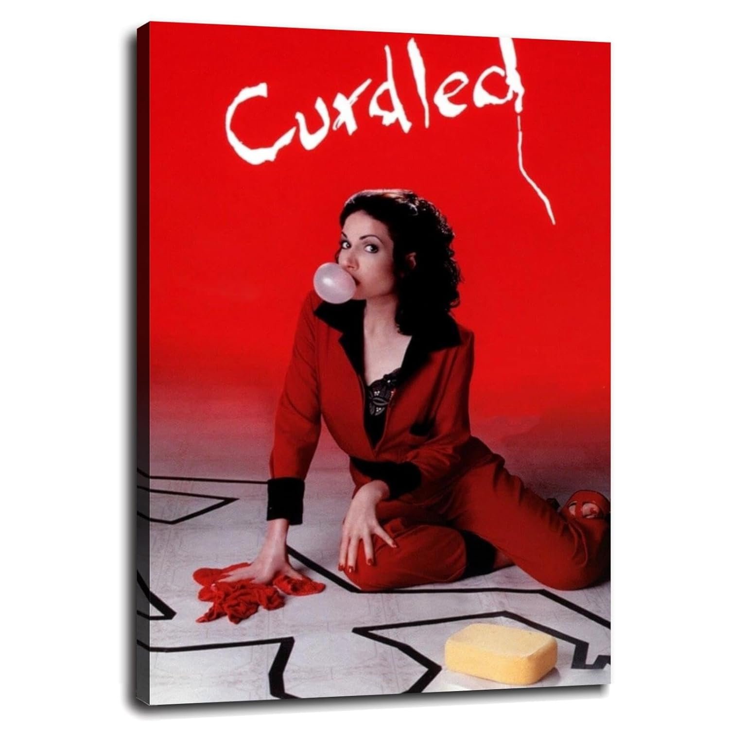 Curdled Movie Poster Wall Art Comedy Films Canvas Prints Poster For Home Office Cinema Decorations Unframed 12"x8"
