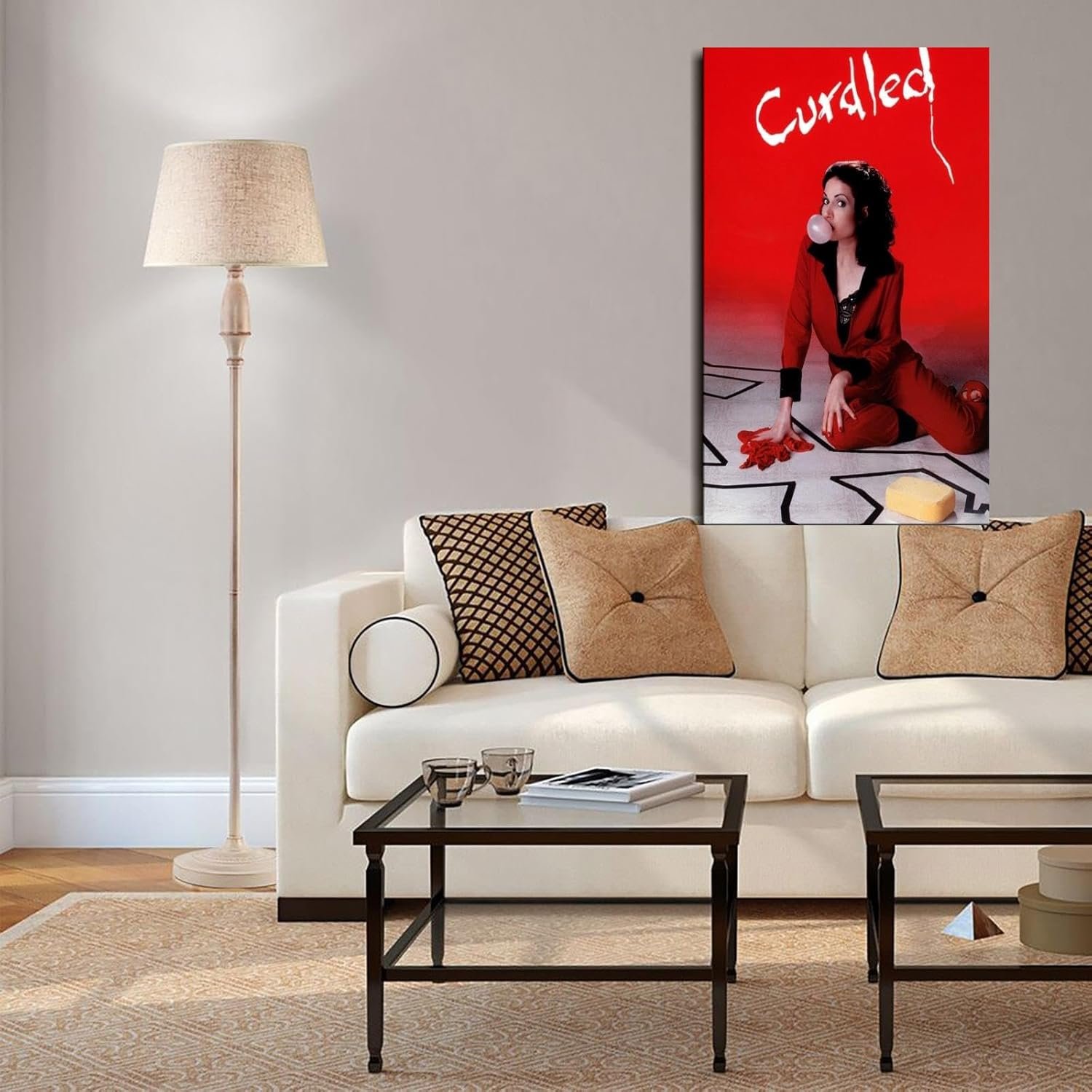 Curdled Movie Poster Wall Art Comedy Films Canvas Prints Poster For Home Office Cinema Decorations Unframed 12"x8"