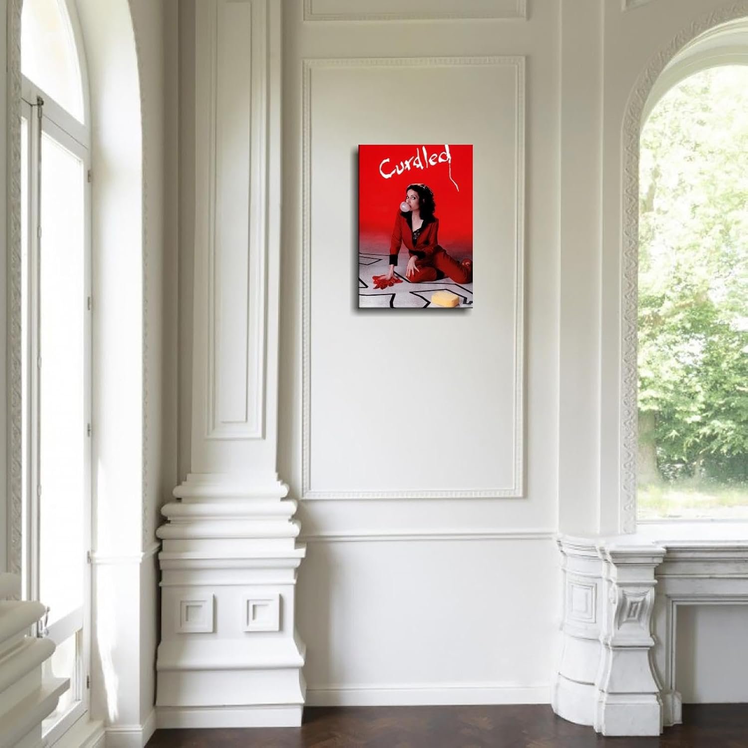 Curdled Movie Poster Wall Art Comedy Films Canvas Prints Poster For Home Office Cinema Decorations Unframed 12"x8"