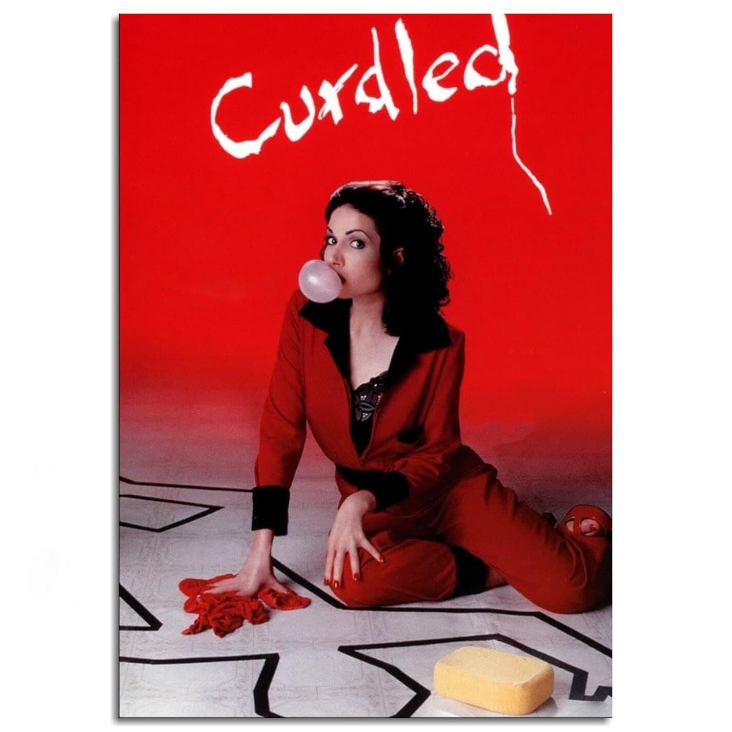 Curdled Movie Poster Wall Art Comedy Films Canvas Prints Poster For Home Office Cinema Decorations Unframed 12"x8"