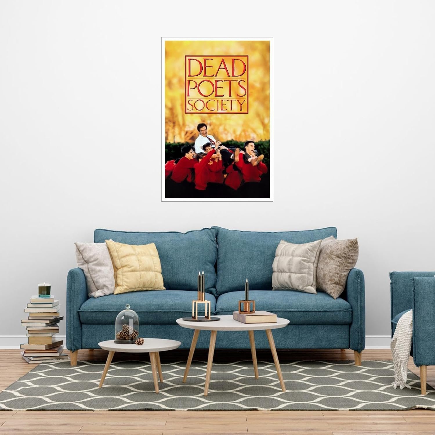 Dead Poets Society Movie Poster School Drama Movie posters Canvas Prints Teaching Style Movies posters Wall Art For Home Office posters Bedroom Decorations Noframed 12"x8"