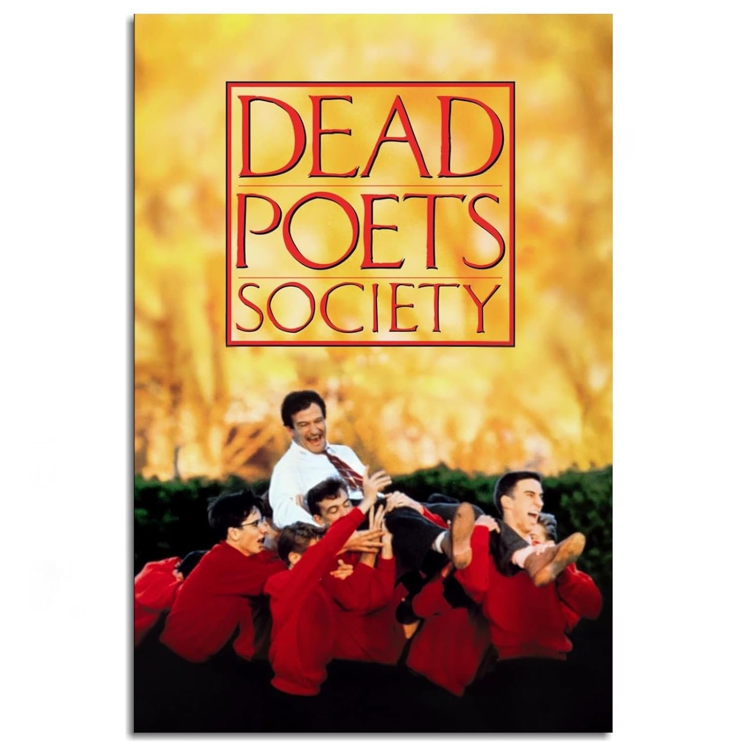 Dead Poets Society Movie Poster School Drama Movie posters Canvas Prints Teaching Style Movies posters Wall Art For Home Office posters Bedroom Decorations Noframed 12"x8"