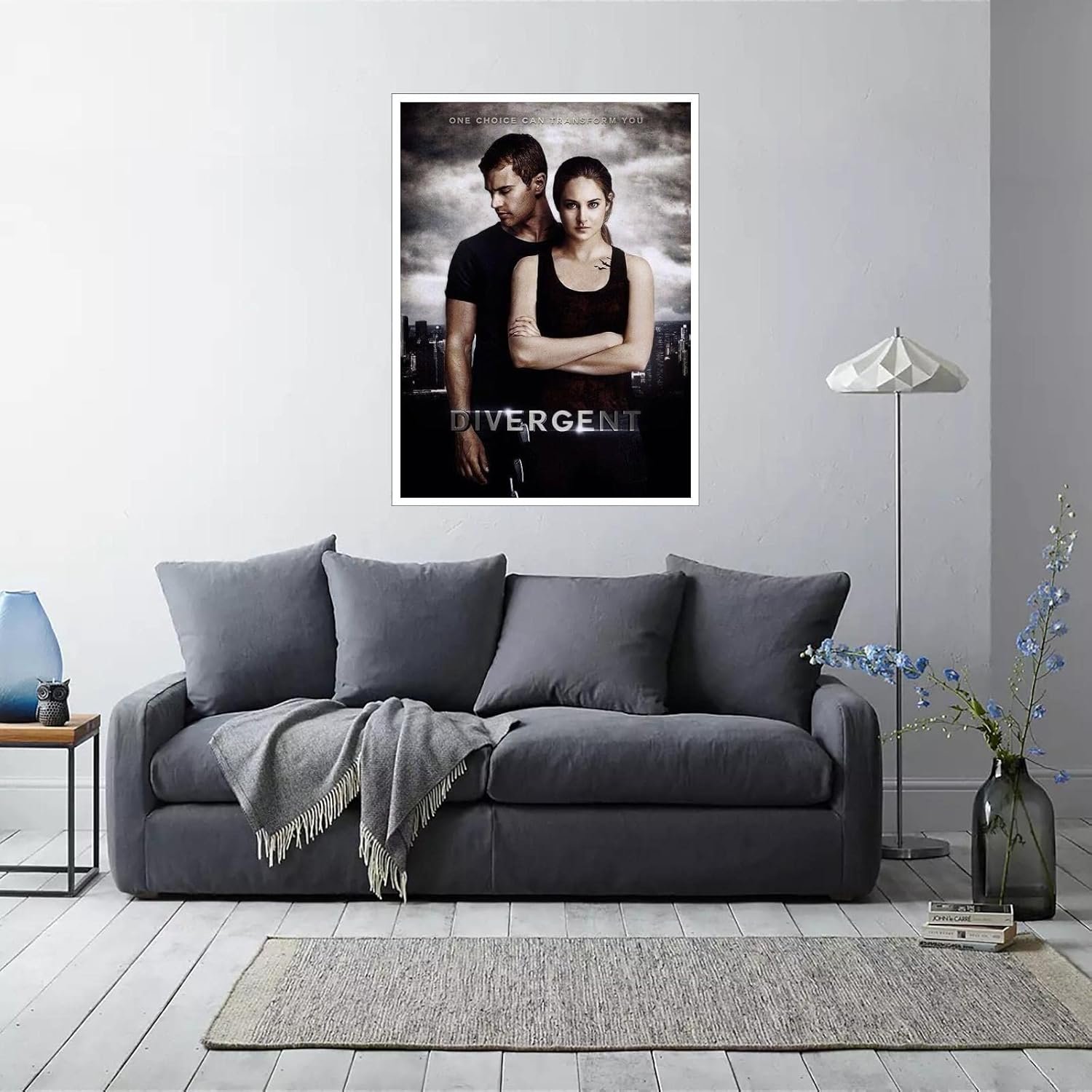 Divergent Movie Poster Canvas Prints Sci-fi Adventures Classic Movies Poster Wall Art For Home Office Cinema Decorations Unframed 10"x8"