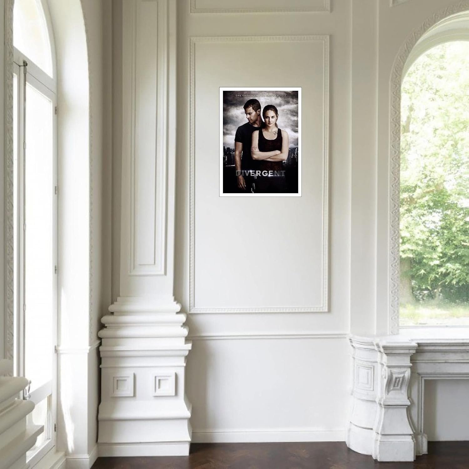 Divergent Movie Poster Canvas Prints Sci-fi Adventures Classic Movies Poster Wall Art For Home Office Cinema Decorations Unframed 10"x8"