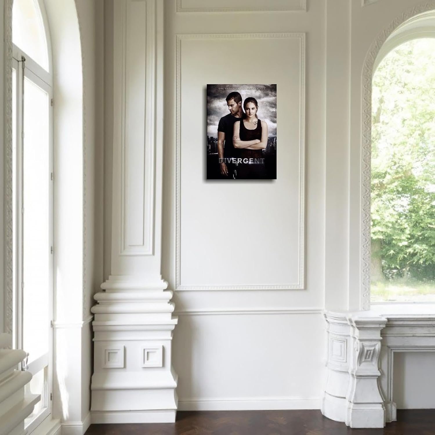 Divergent Movie Poster Canvas Prints Sci-fi Adventures Classic Movies Poster Wall Art For Home Office Cinema Decorations Unframed 10"x8"