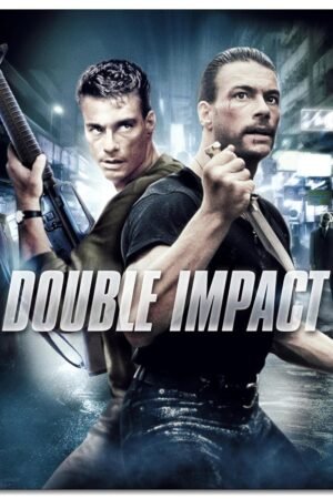 Double Impact Poster Canvas Prints Action Movies Old Movies Poster Wall Art For Home Office Cinema Decorations Unframed 10"x8"