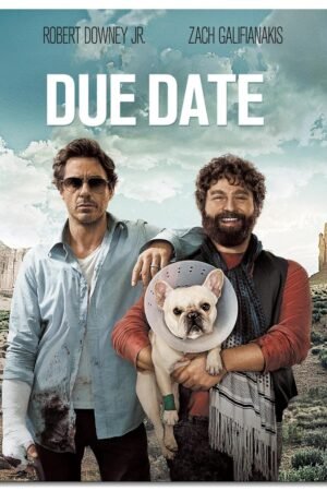 Due Date Film Poster Wall Art Comedy Movie Poster Canvas Prints Classic Movies Poster For Home Office Cinema Decorations Unframed 10"x8"