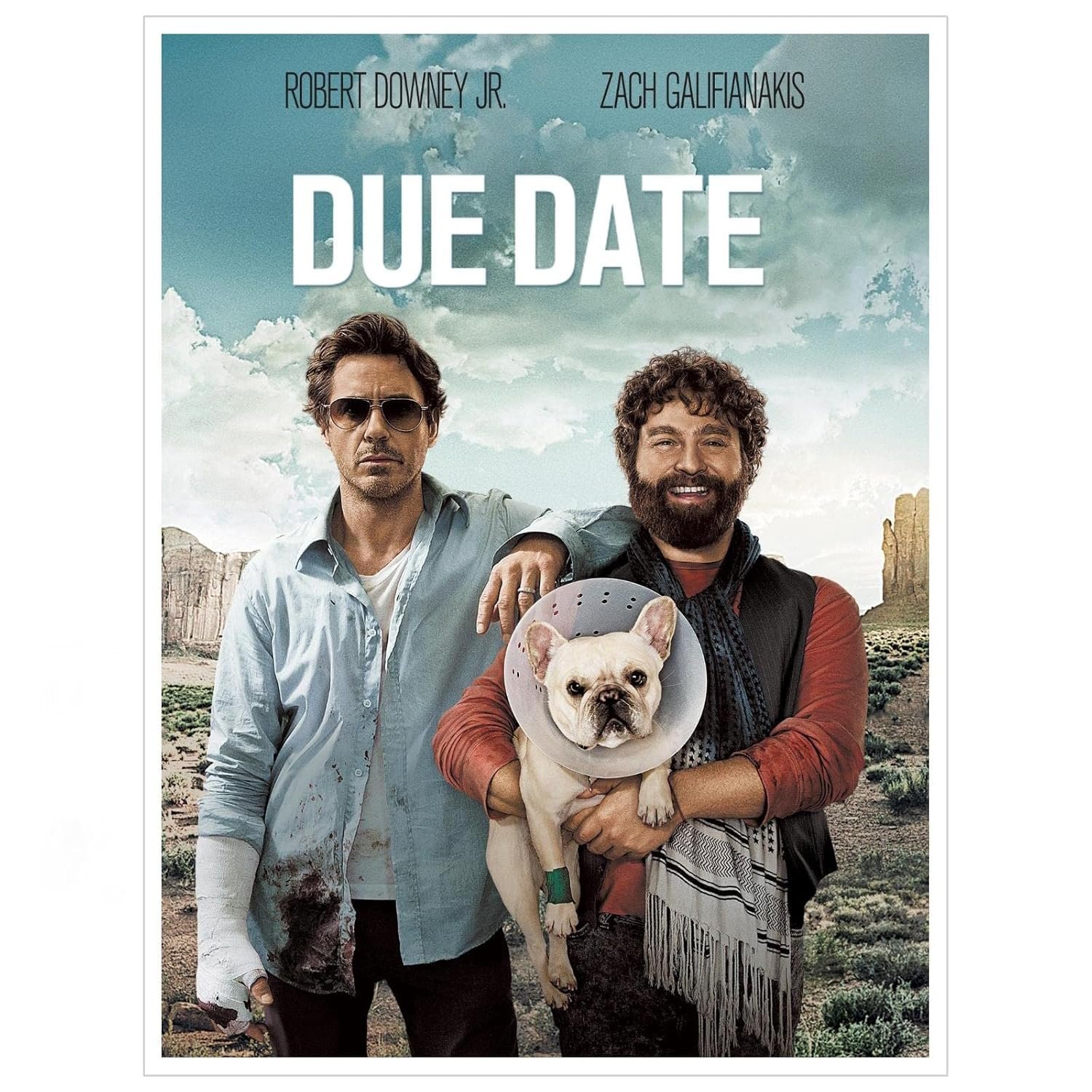 Due Date Film Poster Wall Art Comedy Movie Poster Canvas Prints Classic Movies Poster For Home Office Cinema Decorations Unframed 10"x8"
