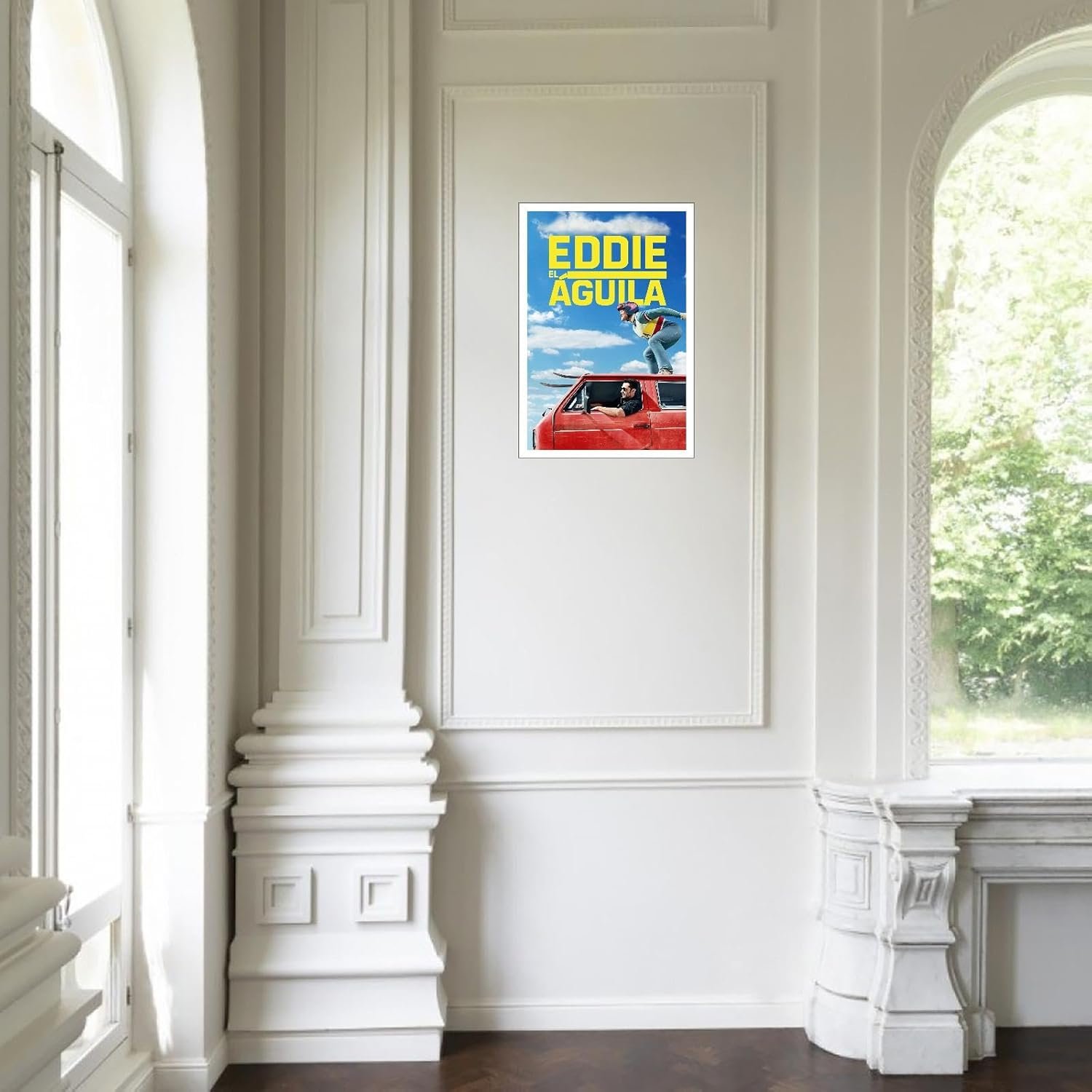 Eddie The Eagle Movie Poster Wall Art Sport Stories Canvas Prints Classic Movies Poster For Home Office Cinema Decorations Unframed 30"x20"